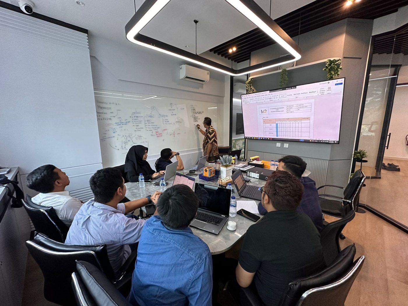 In-house training session at Mapson