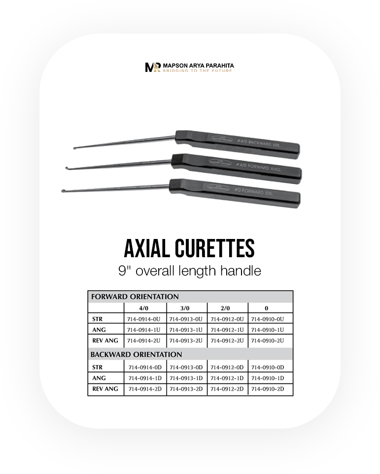 AXIAL CURETTES