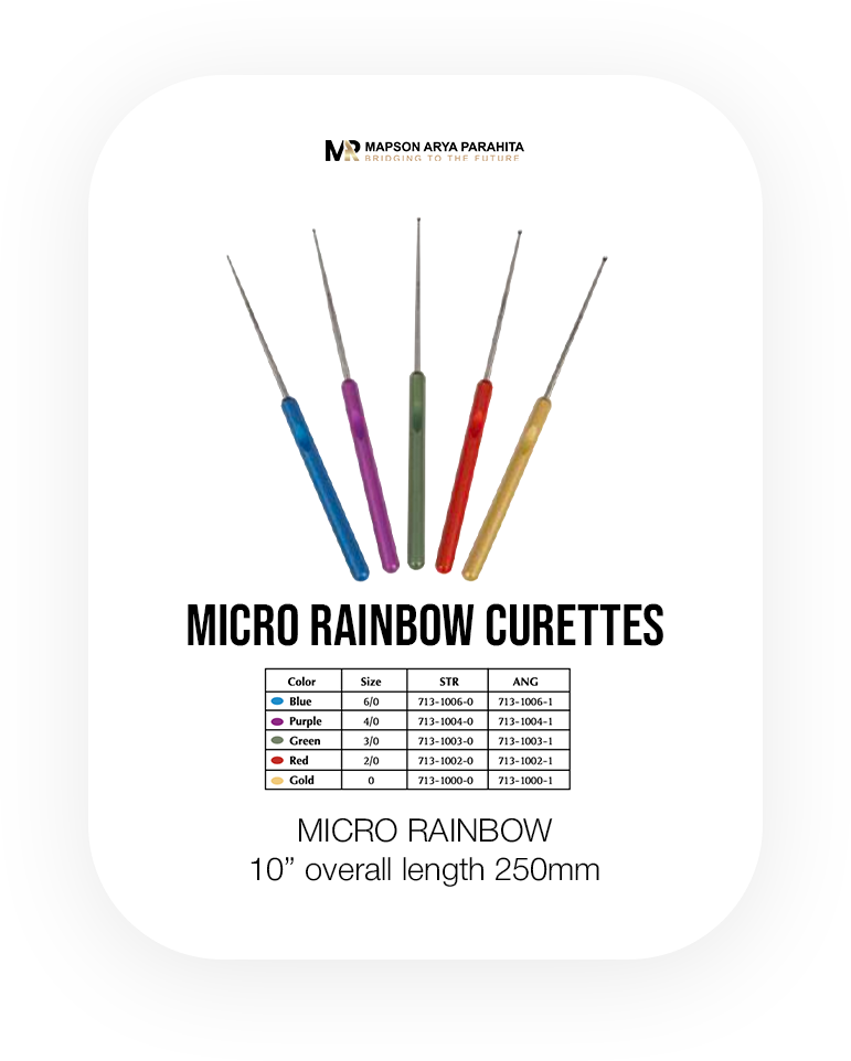 MICRO RAINBOW CURETTES